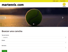 Tablet Screenshot of martennis.com